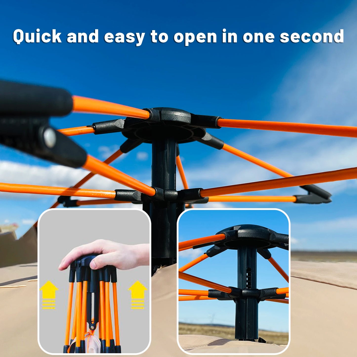 4 Person Automatic Opening Tent