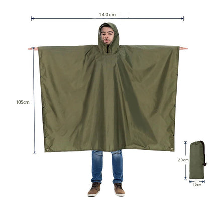 Heavy Duty Waterproof Rain Poncho