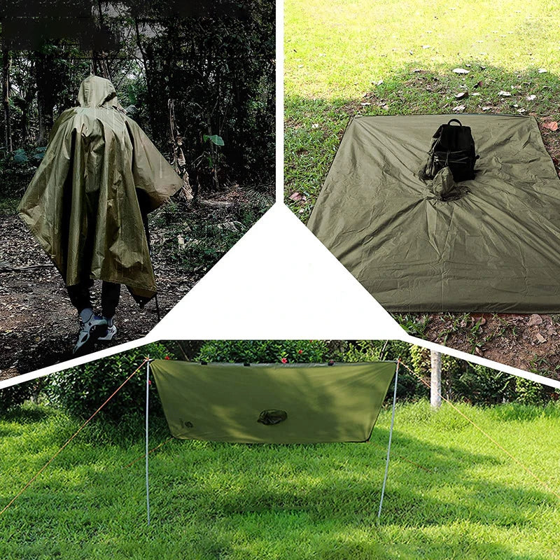 Heavy Duty Waterproof Rain Poncho