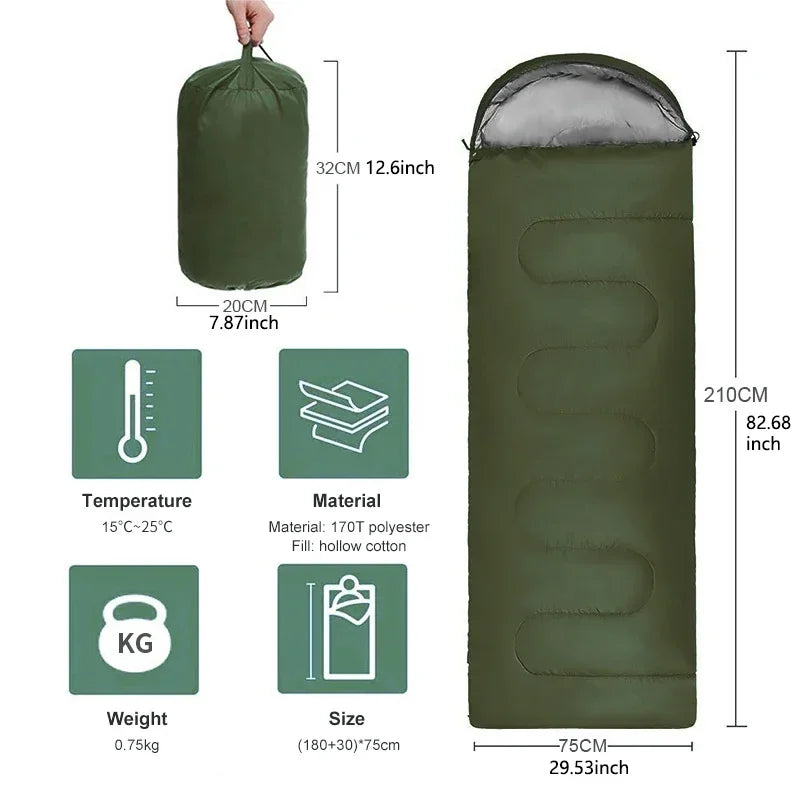 Sleeping Bag Ultralight Waterproof